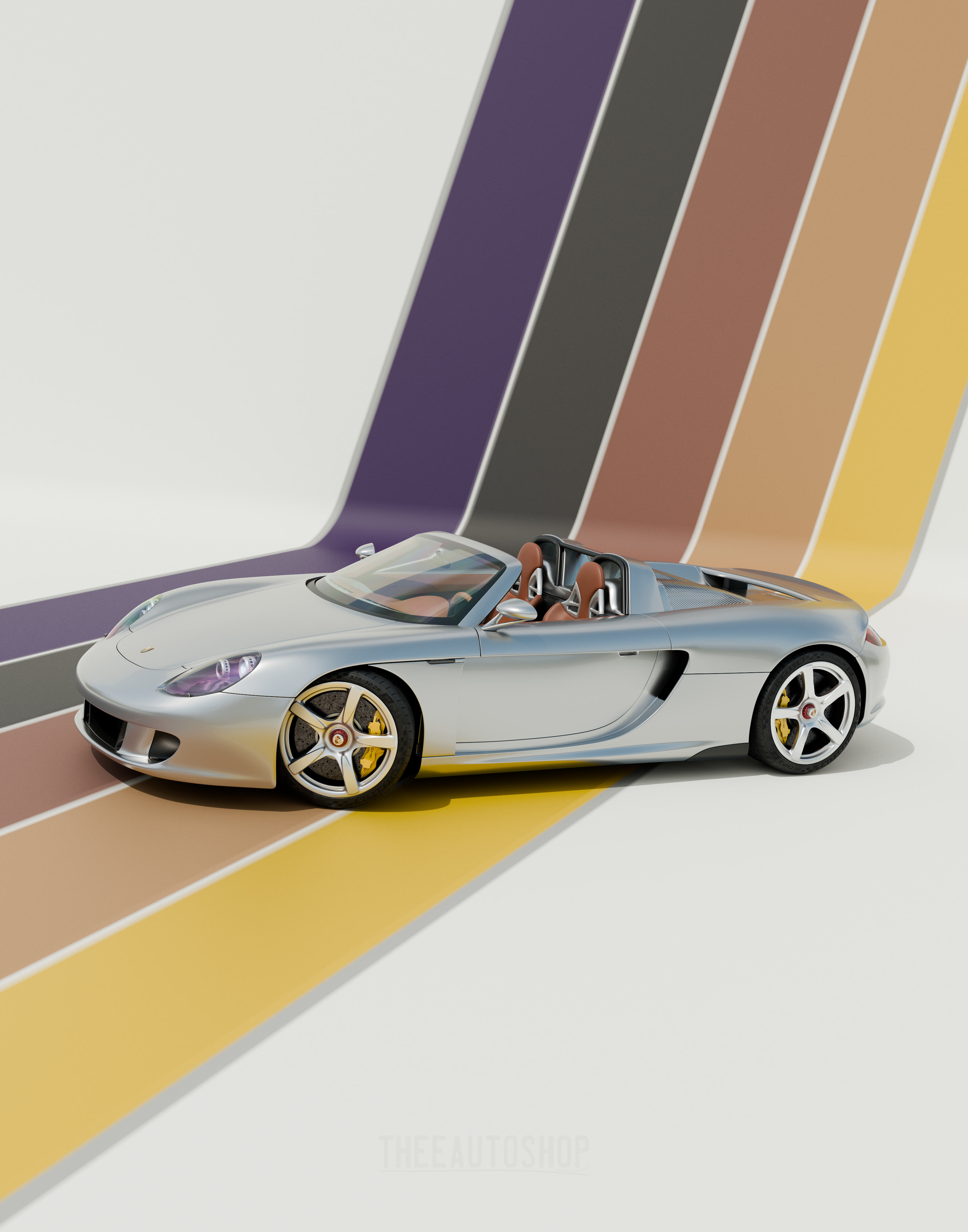 CarreraGT Striped | Poster